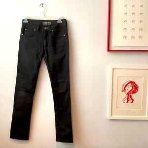 Black Designer Acne Jeans
